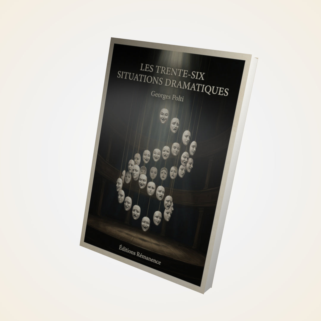 Livre Les trente-six situations dramatiques - Georges Polti - Couverture 3D