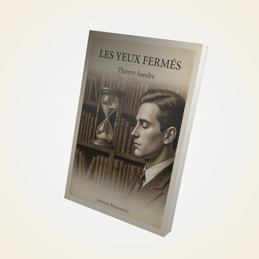 Livre Les yeux fermés - Thierry Sandre - Couverture 3D