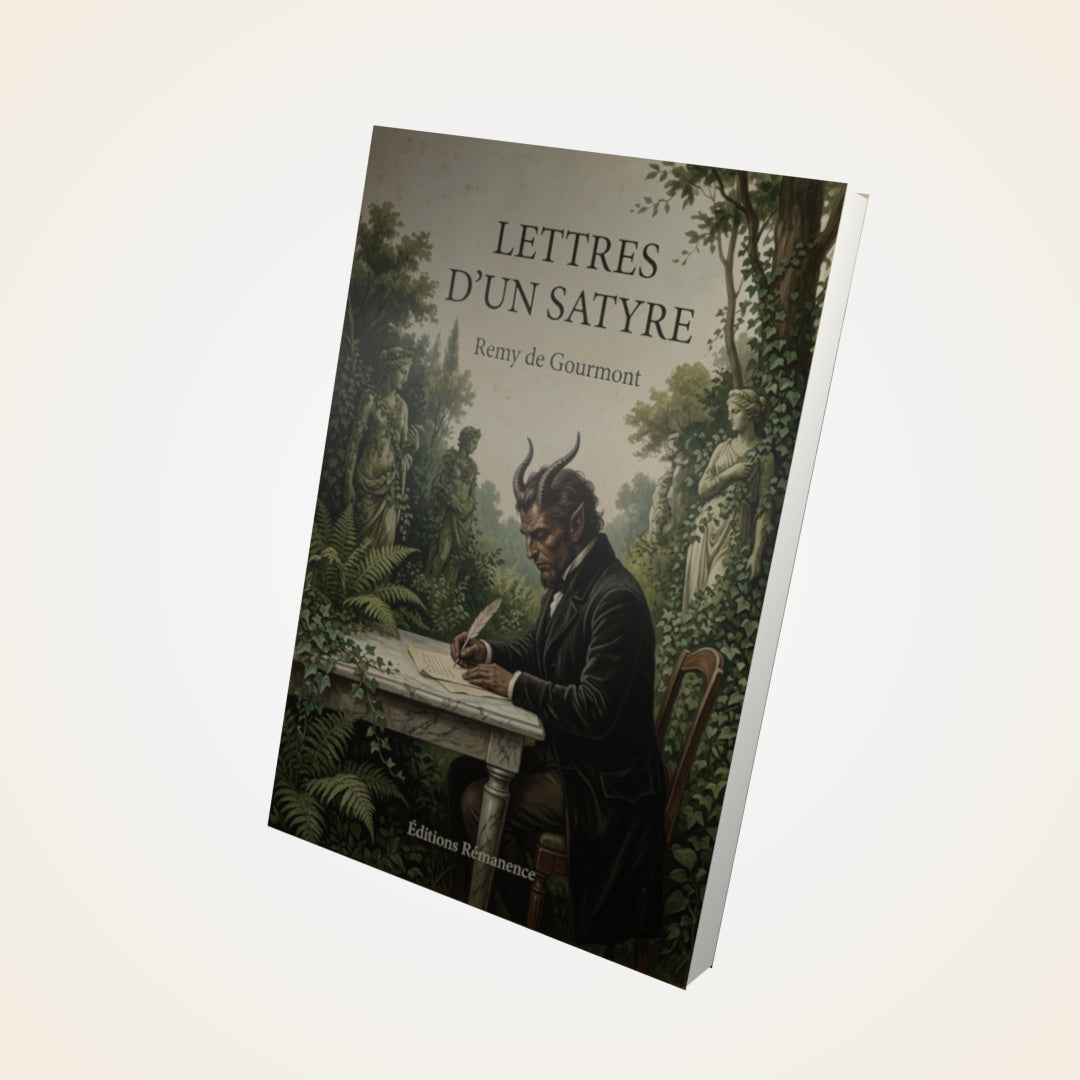 Livre Lettres d'un satyre - Remy de Gourmont - Couverture 3D