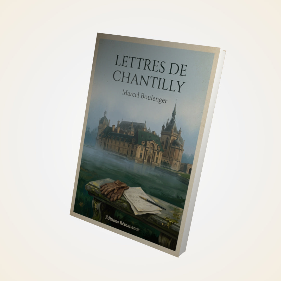 Livre Lettres de Chantilly - Marcel Boulenger - Couverture 3D