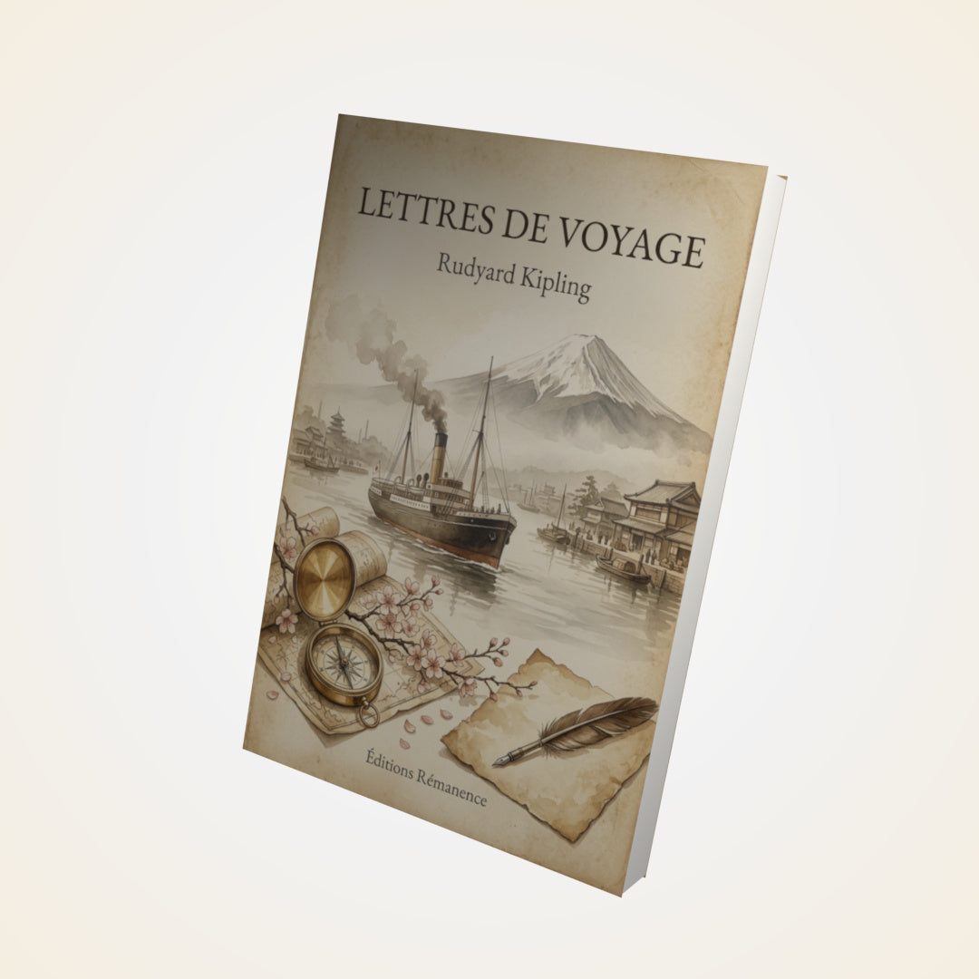 Livre Lettres de voyage - Rudyard Kipling - Couverture 3D