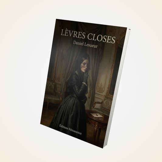 Livre Lèvres closes - Daniel Lesueur - Couverture 3D