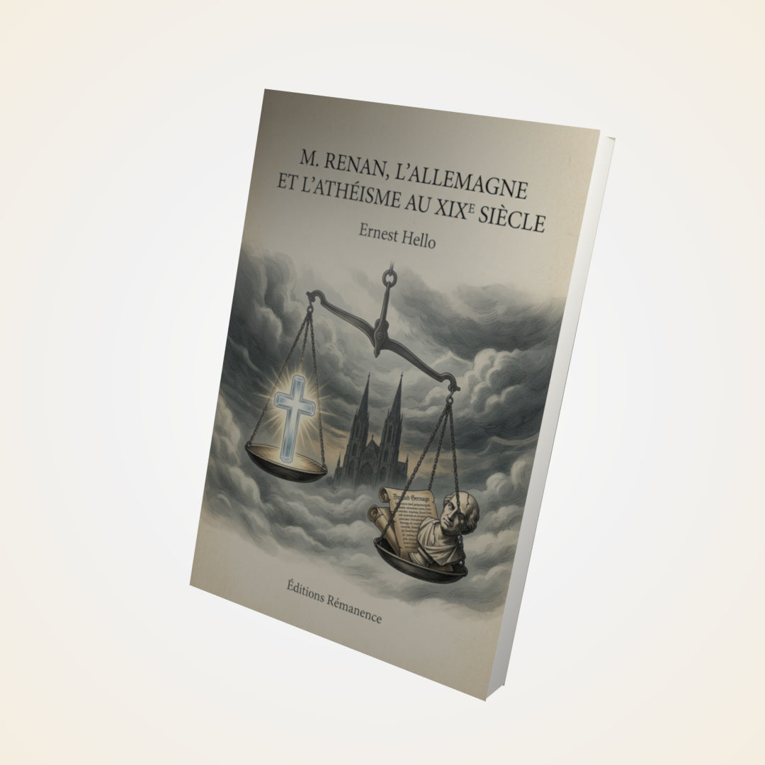 Livre M. Renan, l'Allemagne et l'athéisme au XIXe siècle - Ernest Hello - Couverture 3D