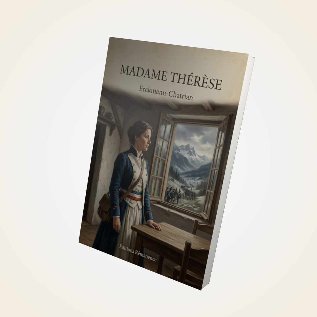 Livre Madame Thérèse - Erckmann-Chatrian - Couverture 3D