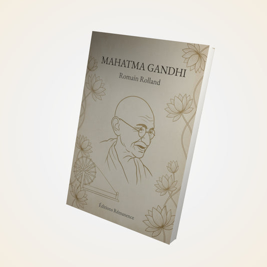 Livre Mahatma Gandhi - Romain Rolland - Couverture 3D