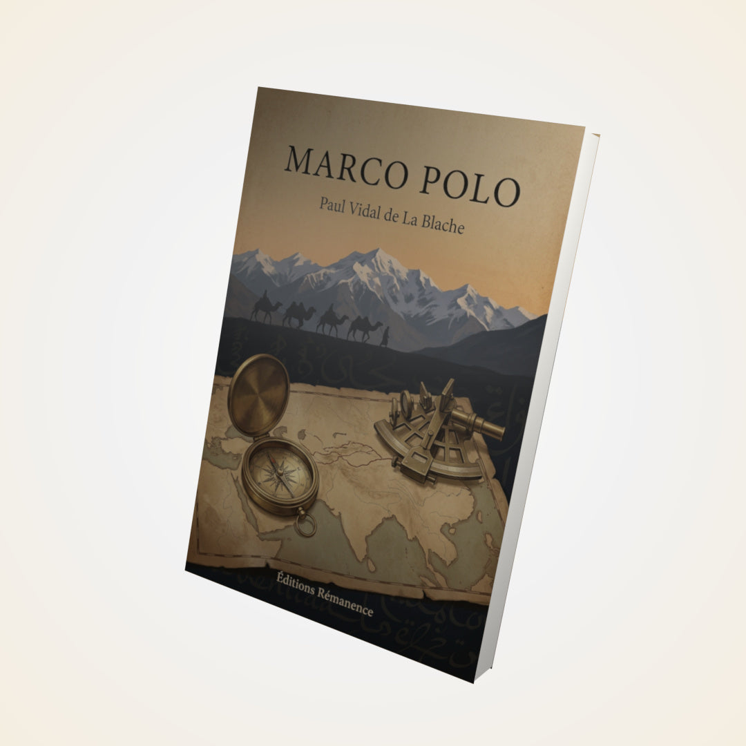 Livre Marco Polo - Paul Vidal de La Blache - Couverture 3D