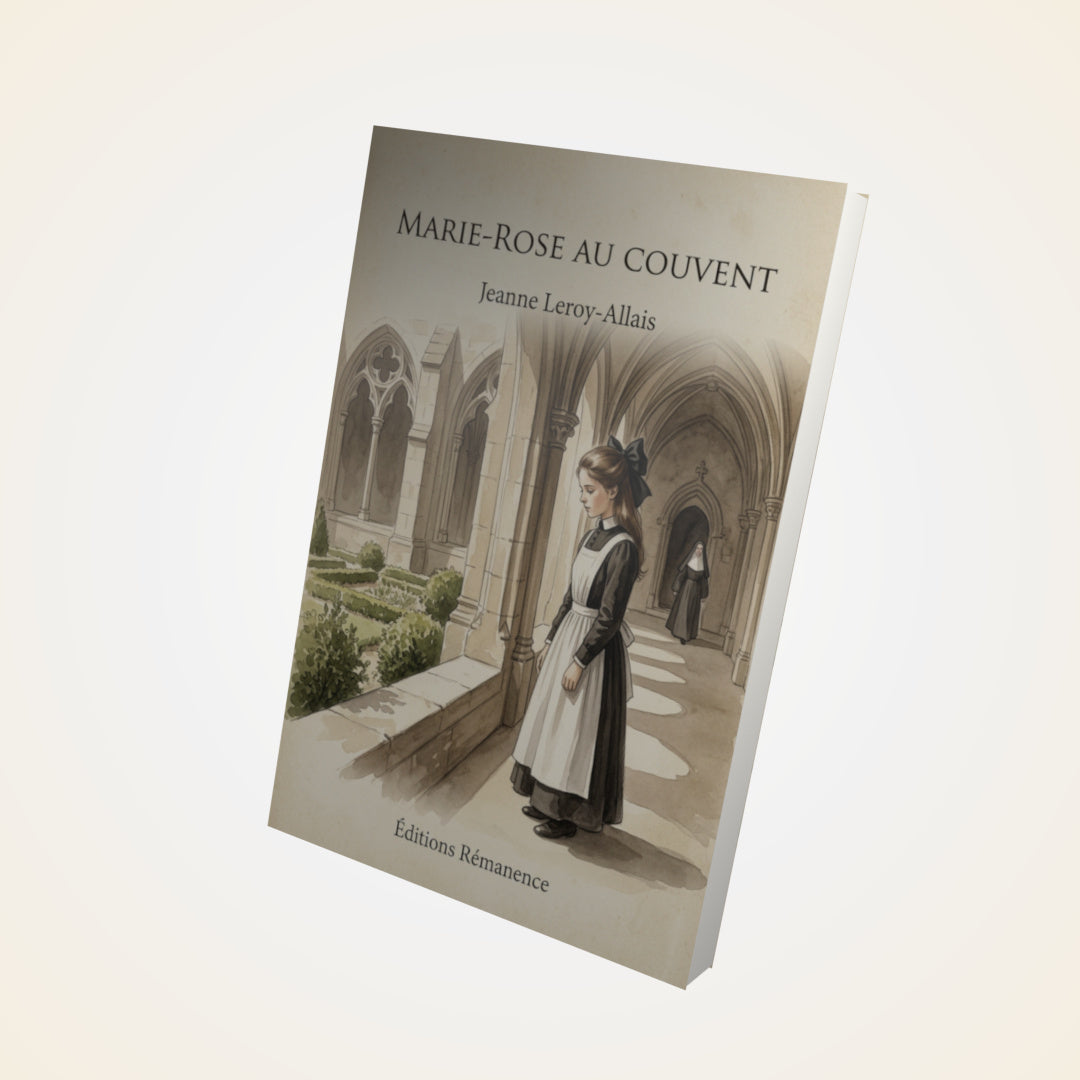 Livre Marie-Rose au couvent - Jeanne Leroy-Allais - Couverture 3D