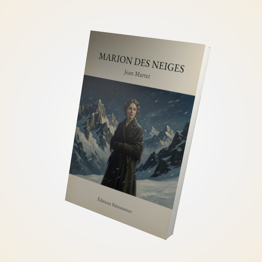 Livre Marion des neiges - Jean Martet - Couverture 3D