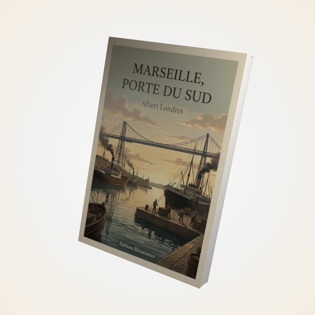 Livre Marseille, porte du Sud - Albert Londres - Couverture 3D