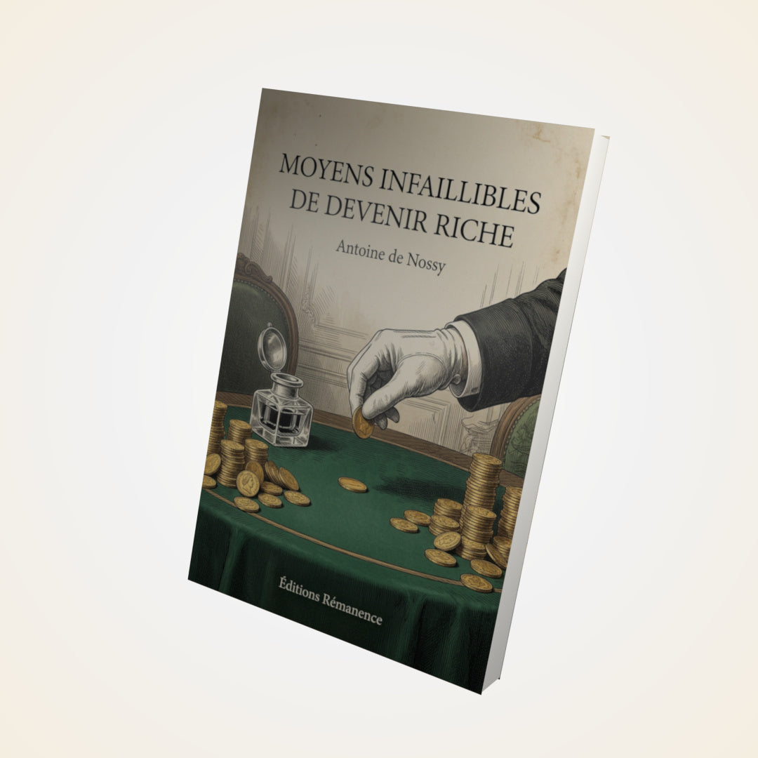 Livre Moyens infaillibles de devenir riche - Antoine de Nossy - Couverture 3D