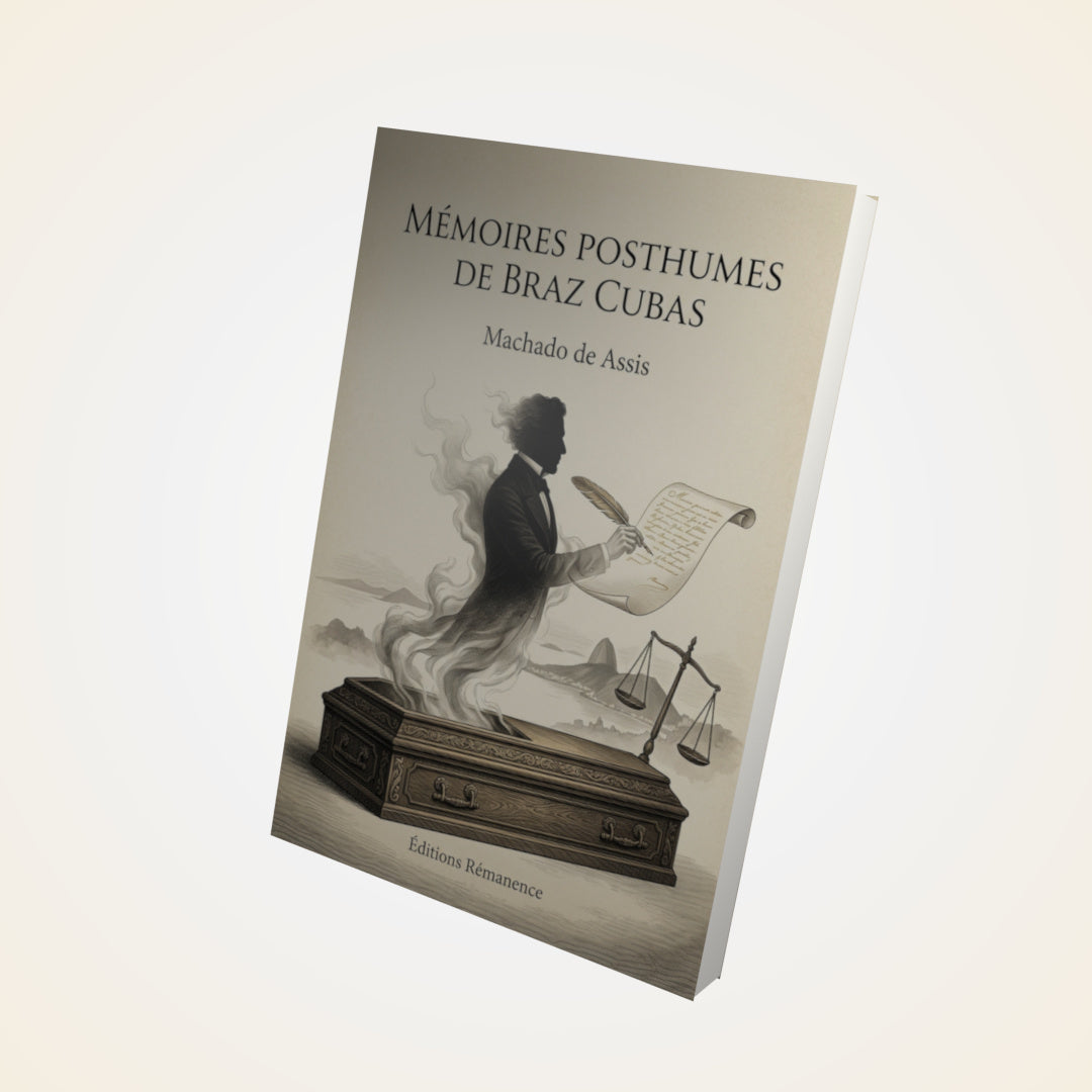 Livre Mémoires Posthumes de Braz Cubas - Machado de Assis - Couverture 3D