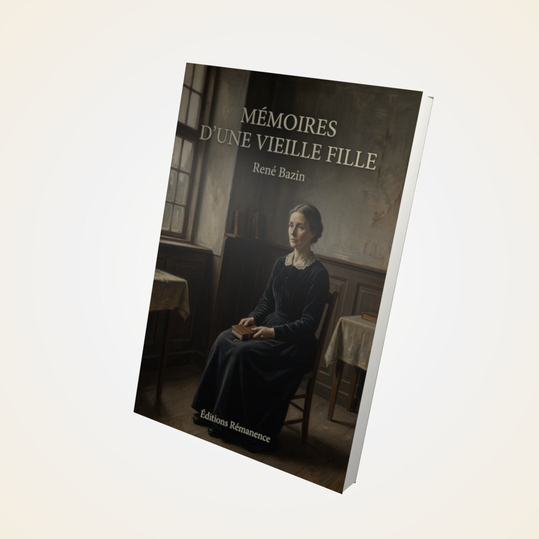 Livre Mémoires d'une vieille fille - René Bazin - Couverture 3D