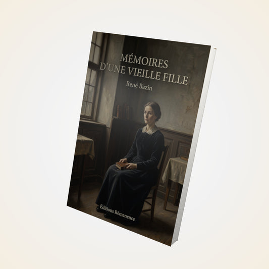 Livre Mémoires d'une vieille fille - René Bazin - Couverture 3D