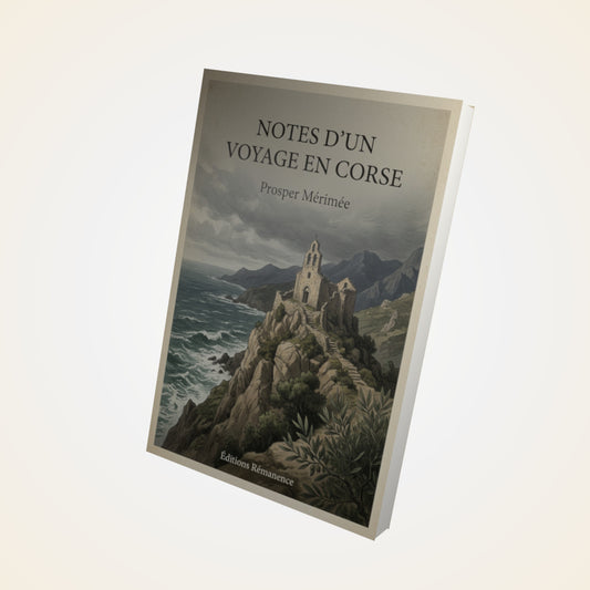 Livre Notes d'un voyage en Corse - Prosper Mérimée - Couverture 3D