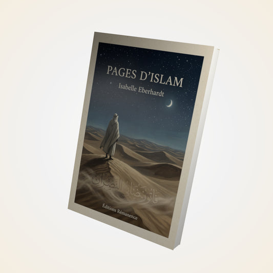 Livre Pages d'Islam - Isabelle Eberhardt - Couverture 3D