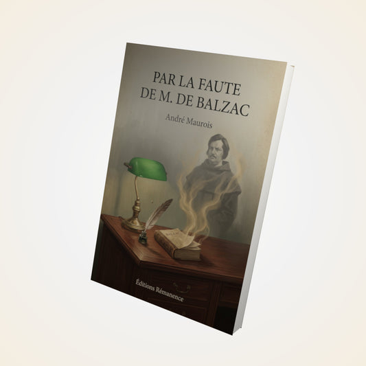 Livre Par la faute de M. de Balzac - André Maurois - Couverture 3D