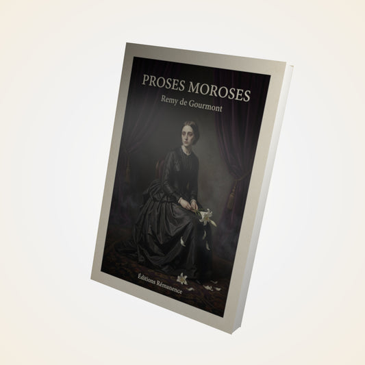 Livre Proses moroses - Remy de Gourmont - Couverture 3D
