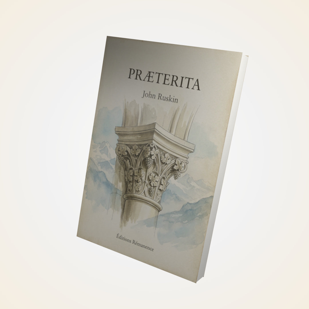 Livre Præterita - John Ruskin - Couverture 3D