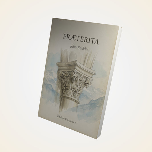 Livre Præterita - John Ruskin - Couverture 3D
