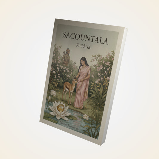 Livre Sacountala - Kālidāsa - Couverture 3D
