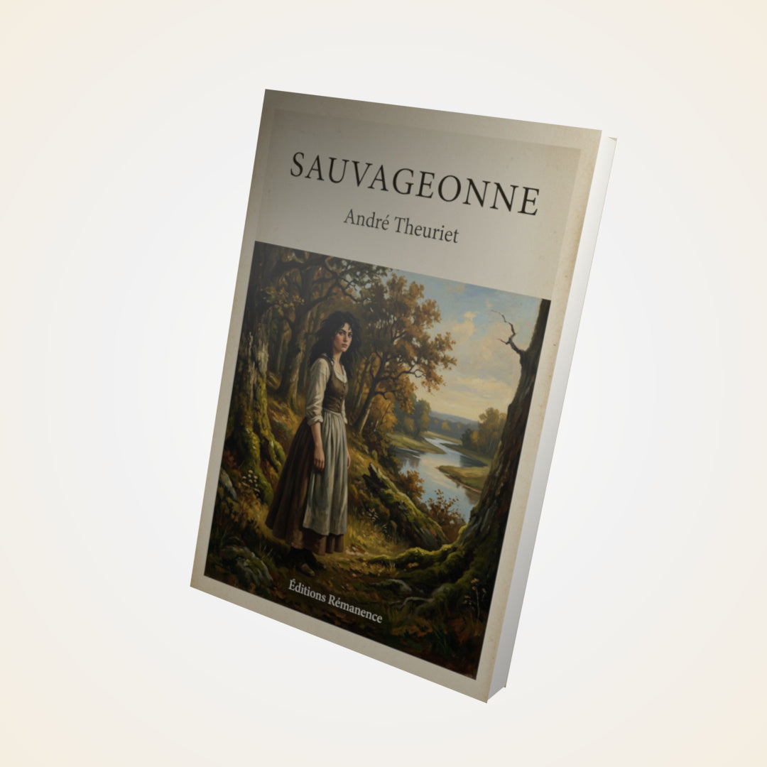 Livre Sauvageonne - André Theuriet - Couverture 3D