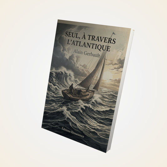 Livre Seul, à travers l'Atlantique - Alain Gerbault - Couverture 3D