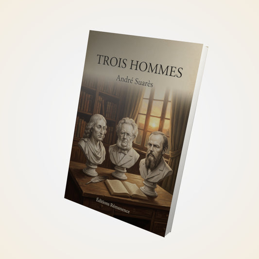 Livre Trois hommes - André Suarès - Couverture 3D