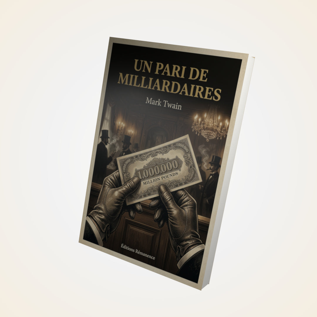 Livre Un pari de milliardaires - Mark Twain - Couverture 3D