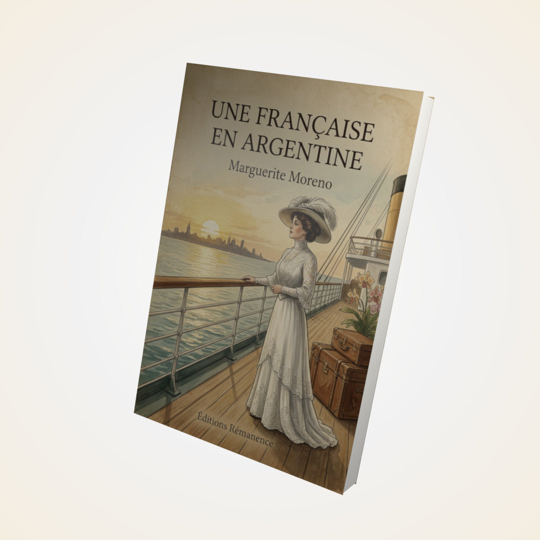 Livre Une Française en Argentine - Marguerite Moreno - Couverture 3D