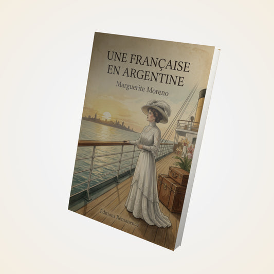 Livre Une Française en Argentine - Marguerite Moreno - Couverture 3D