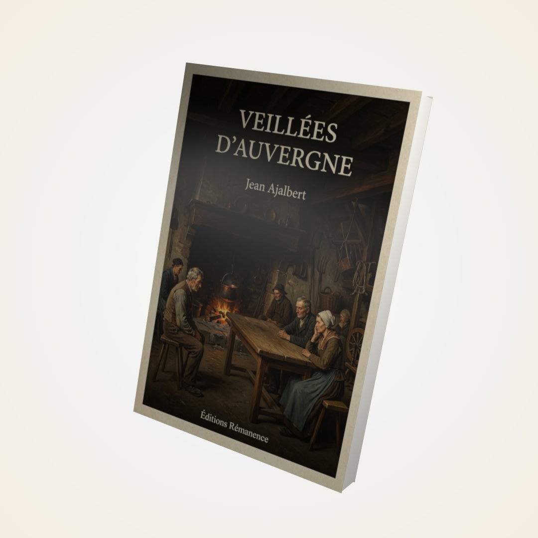Livre Veillées d'Auvergne - Jean Ajalbert - Couverture 3D