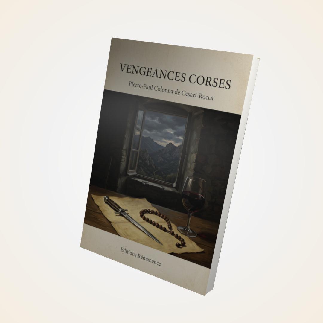 Livre Vengeances Corses - Pierre-Paul Colonna de Cesari-Rocca - Couverture 3D