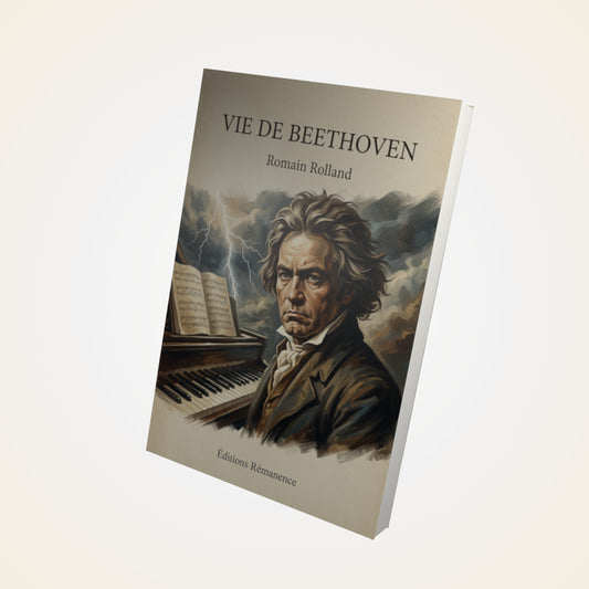 Livre Vie de Beethoven - Romain Rolland - Couverture 3D