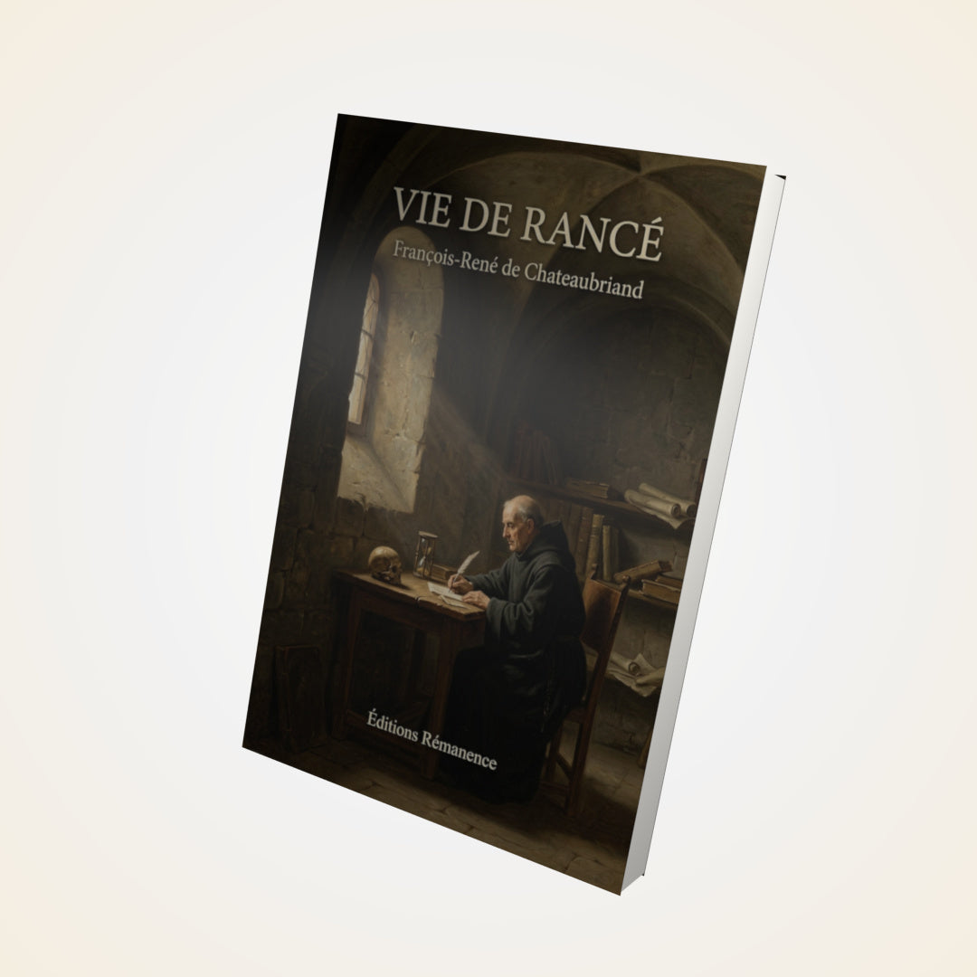 Livre Vie de Rancé - François-René de Chateaubriand - Couverture 3D