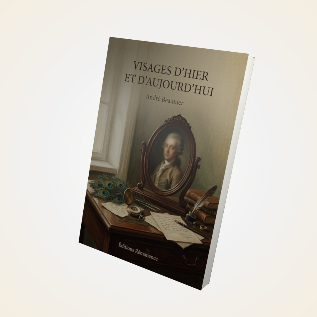 Livre Visages d'hier et d'aujourd'hui - André Beaunier - Couverture 3D