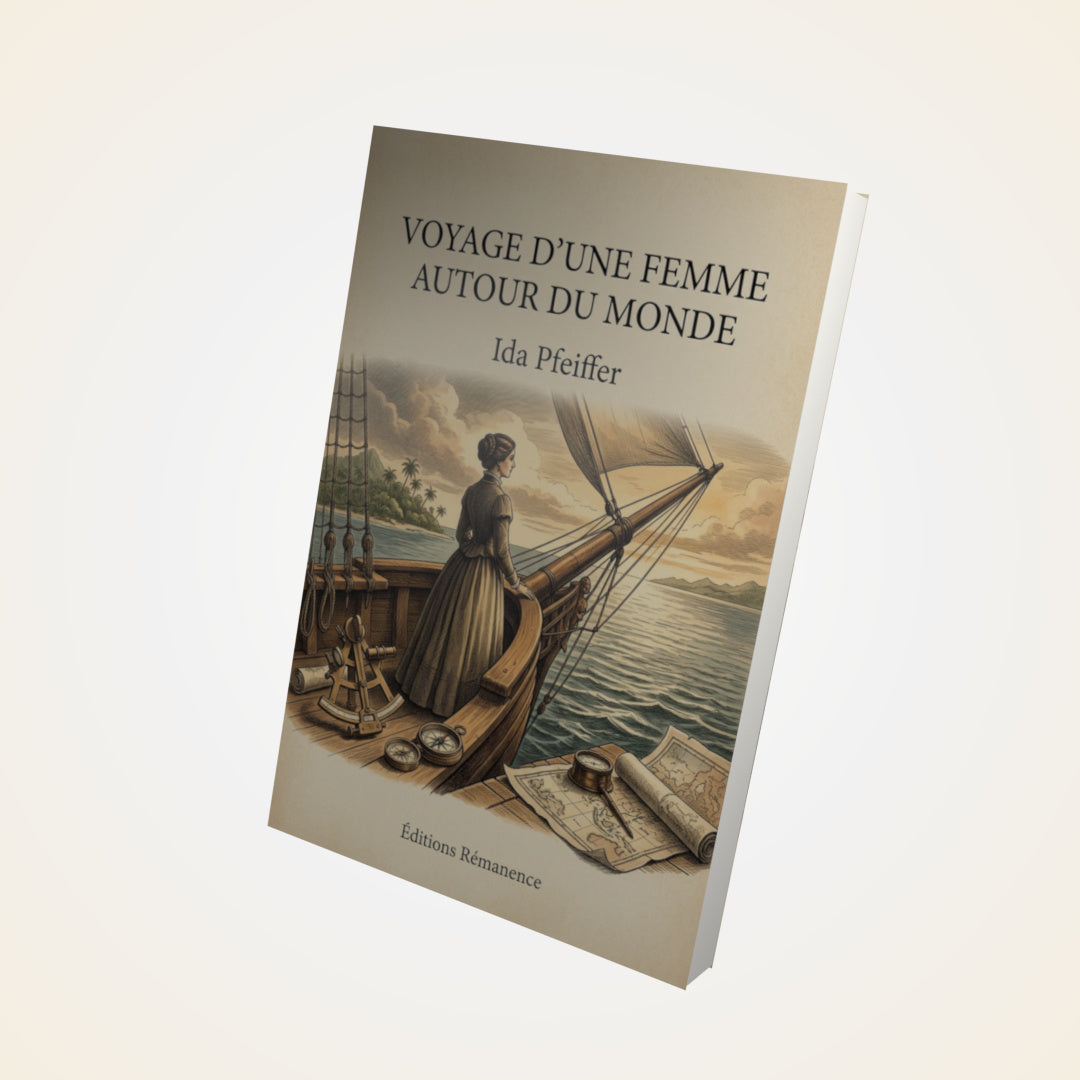 Livre Voyage d'une femme autour du monde - Ida Pfeiffer - Couverture 3D