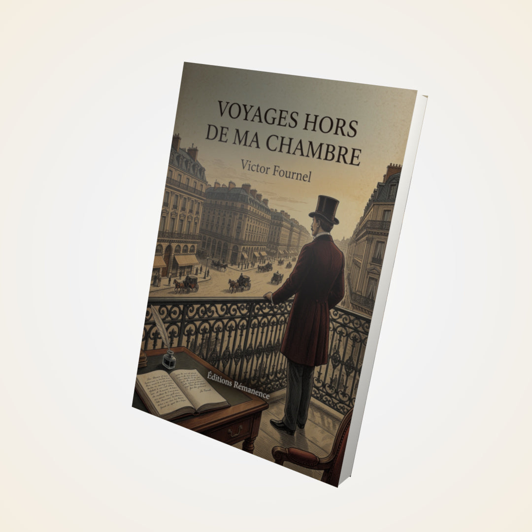 Livre Voyages hors de ma chambre - Victor Fournel - Couverture 3D