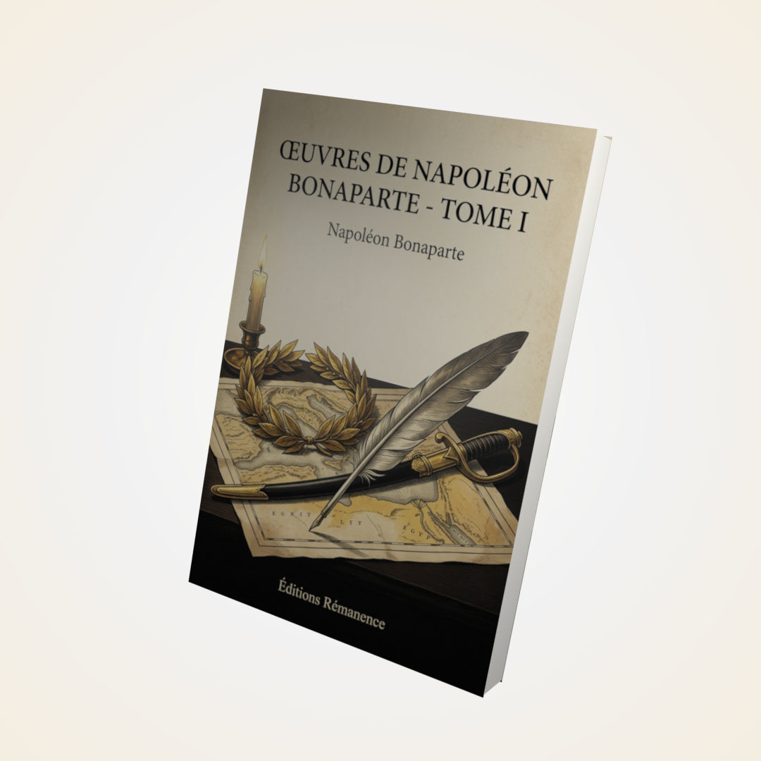 Livre Œuvres de Napoléon Bonaparte - Tome I - Napoléon Bonaparte - Couverture 3D