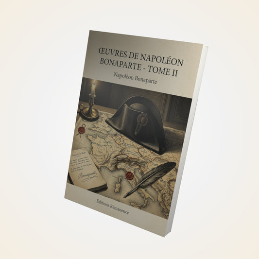 Livre Œuvres de Napoléon Bonaparte - Tome II - Napoléon Bonaparte - Couverture 3D