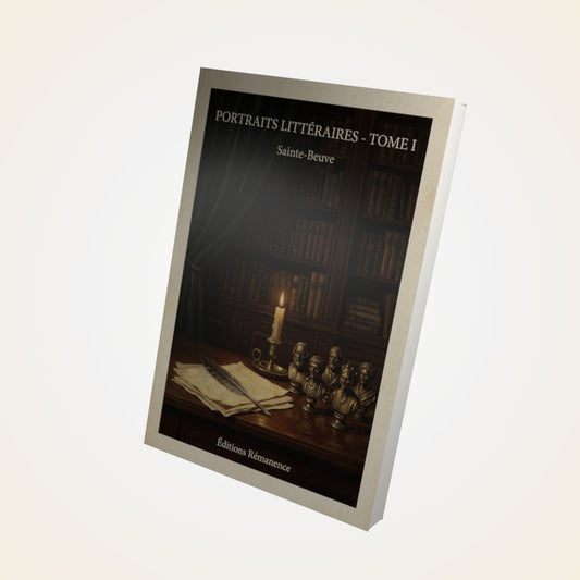 Livre Portraits littéraires - Tome I - Sainte-Beuve - Couverture 3D