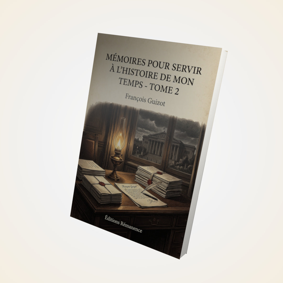 Livre Mémoires pour servir à l'Histoire de mon temps - Tome 2 - François Guizot - Couverture 3D