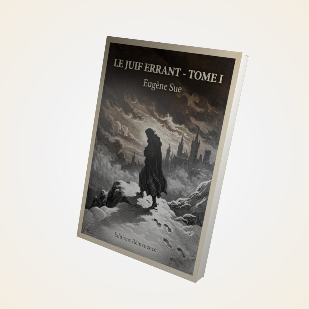 Livre Le juif errant - Tome I - Eugène Sue - Couverture 3D