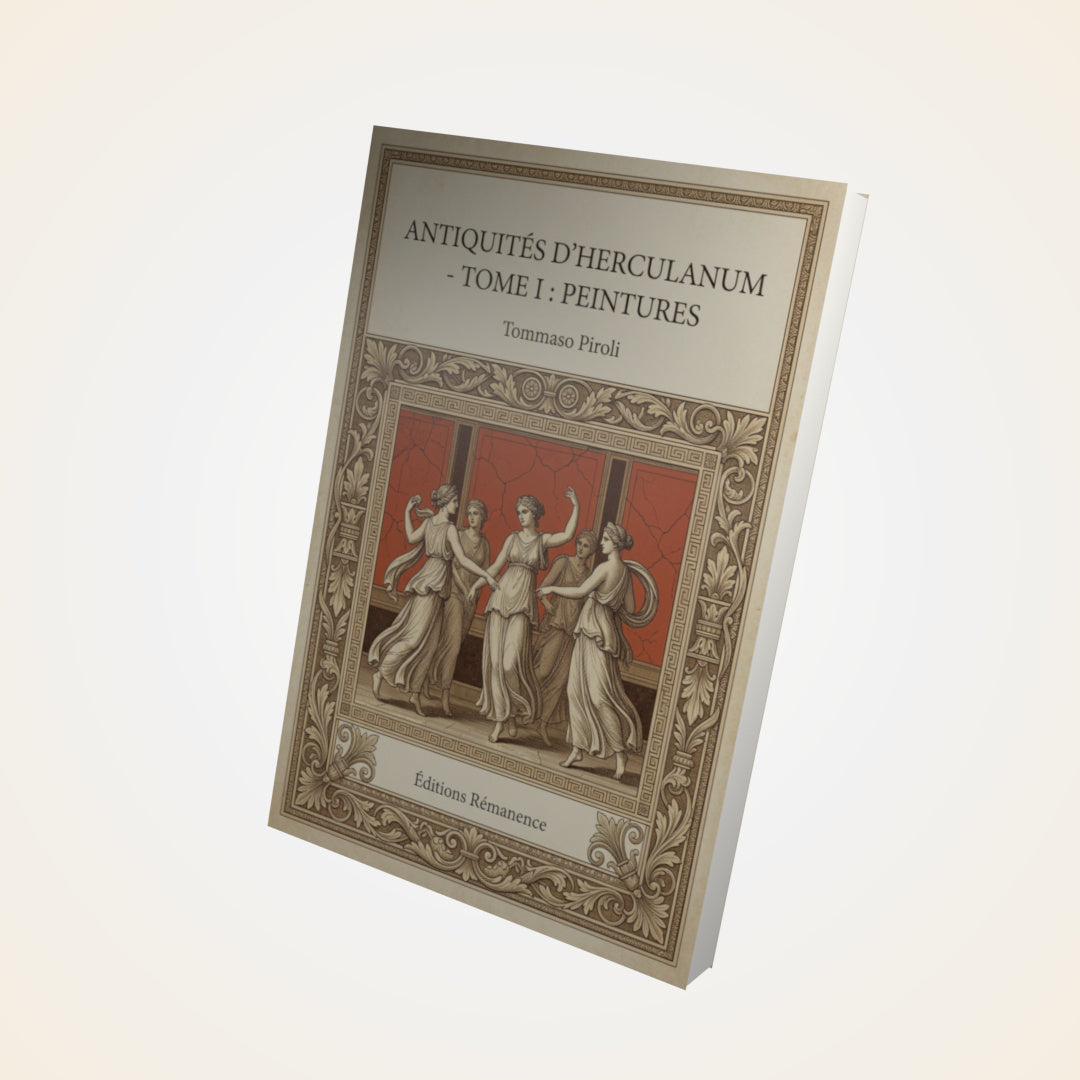 Livre Antiquités d'Herculanum - Tome I : Peintures - Tommaso Piroli - Couverture 3D