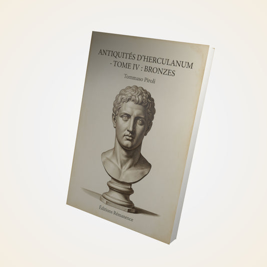 Livre Antiquités d'Herculanum - Tome IV : Bronzes - Tommaso Piroli - Couverture 3D