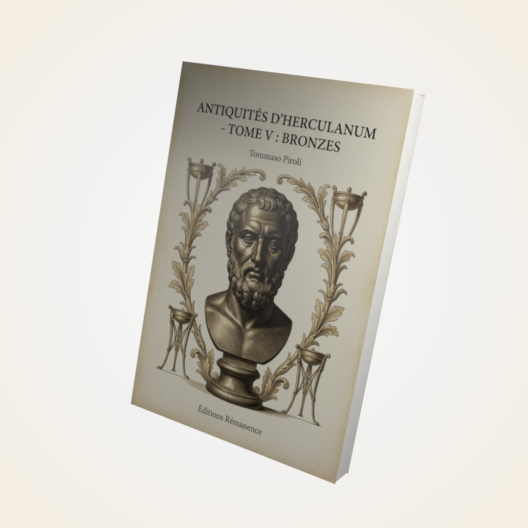 Livre Antiquités d'Herculanum - Tome V : Bronzes - Tommaso Piroli - Couverture 3D