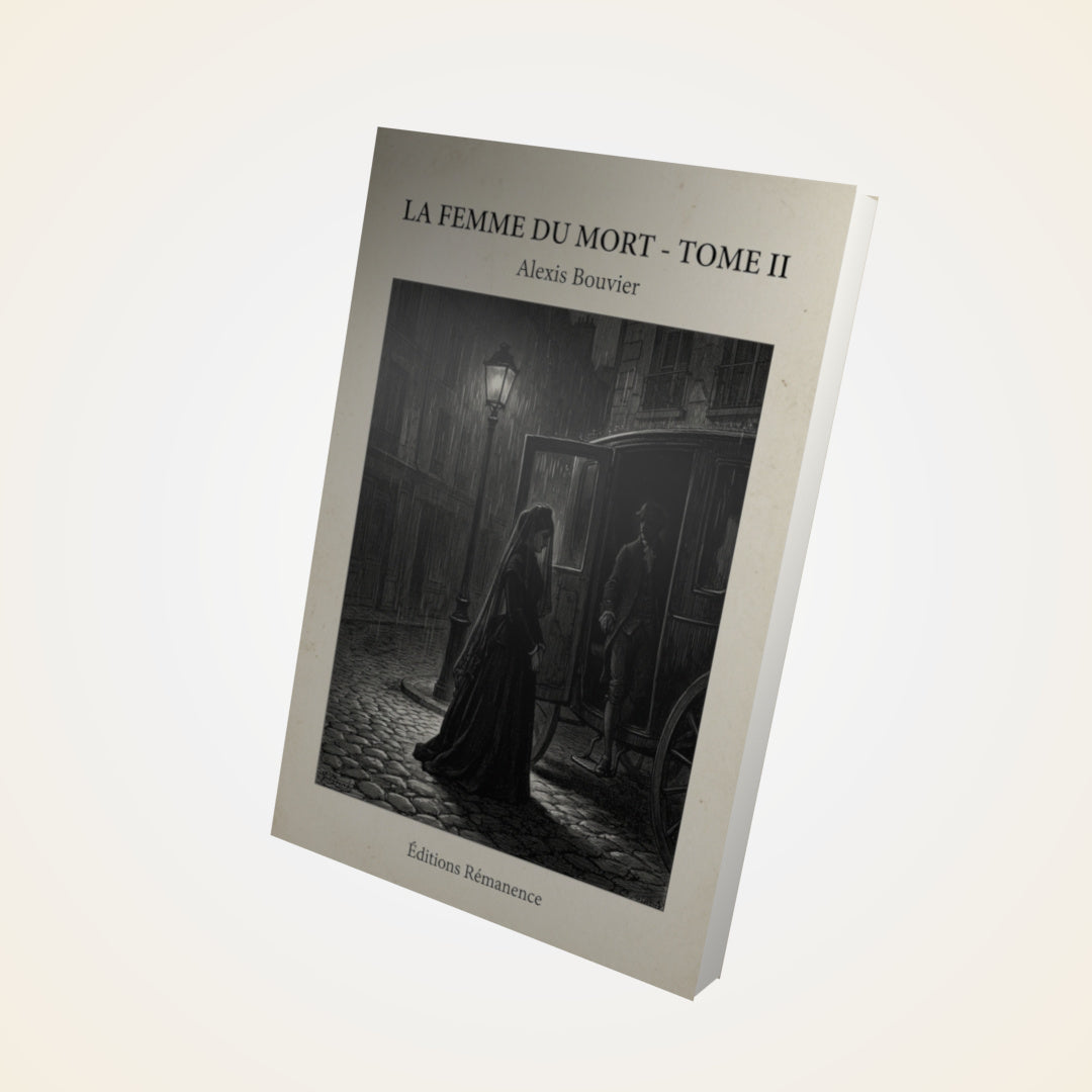 Livre La femme du mort - Tome II - Alexis Bouvier - Couverture 3D