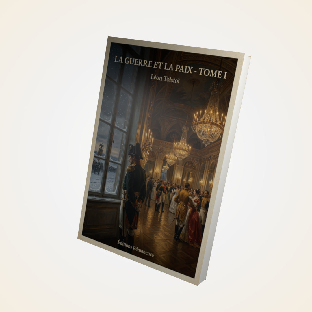Livre La guerre et la paix - Tome I - Léon Tolstoï - Couverture 3D