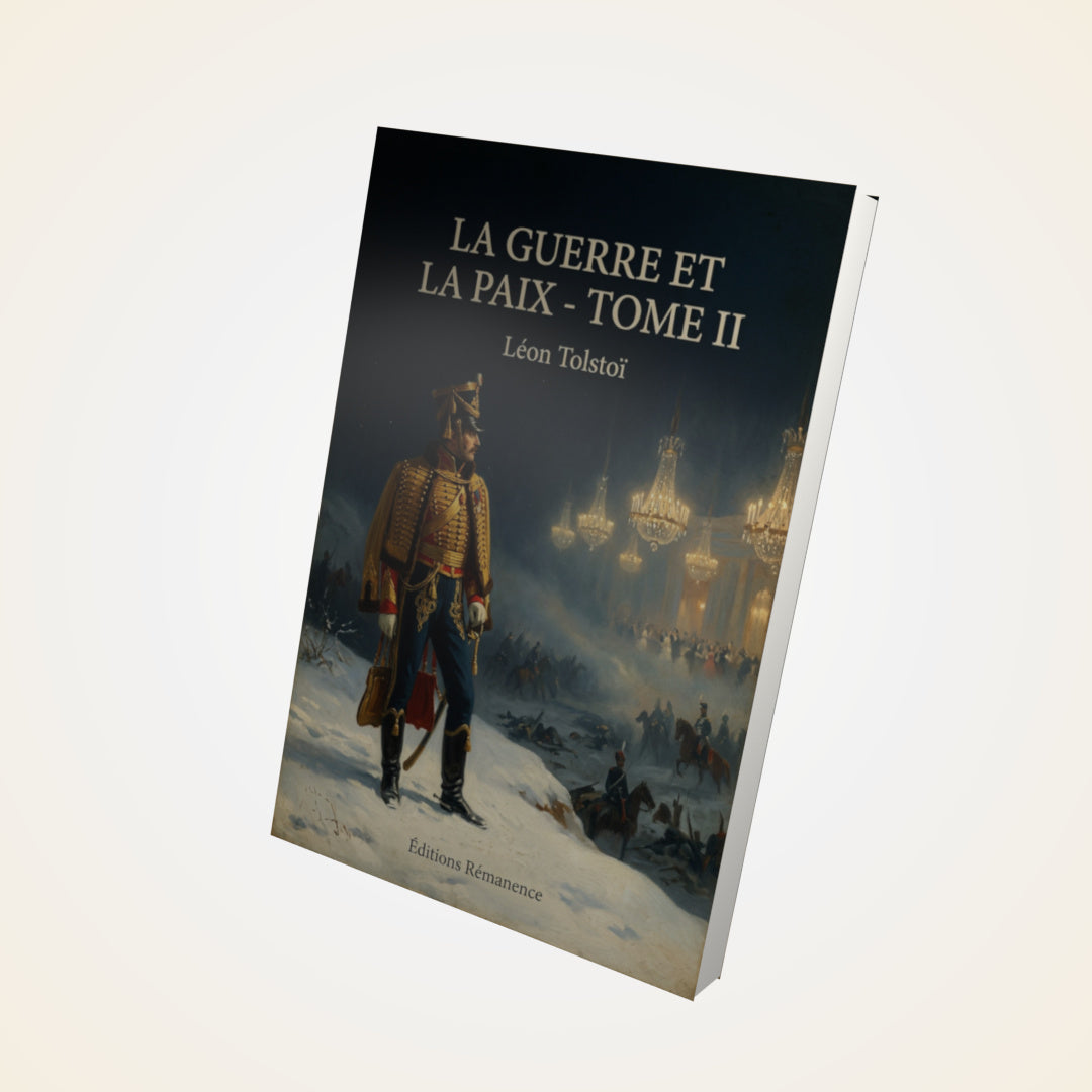Livre La guerre et la paix - Tome II - Léon Tolstoï - Couverture 3D
