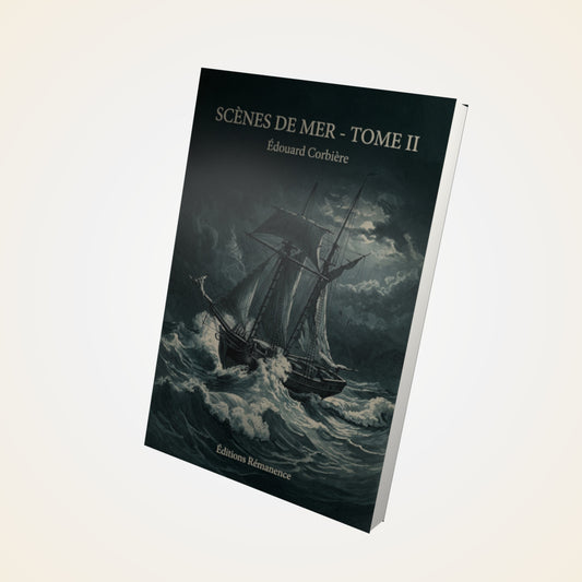 Livre Scènes de mer - Tome II - Édouard Corbière - Couverture 3D