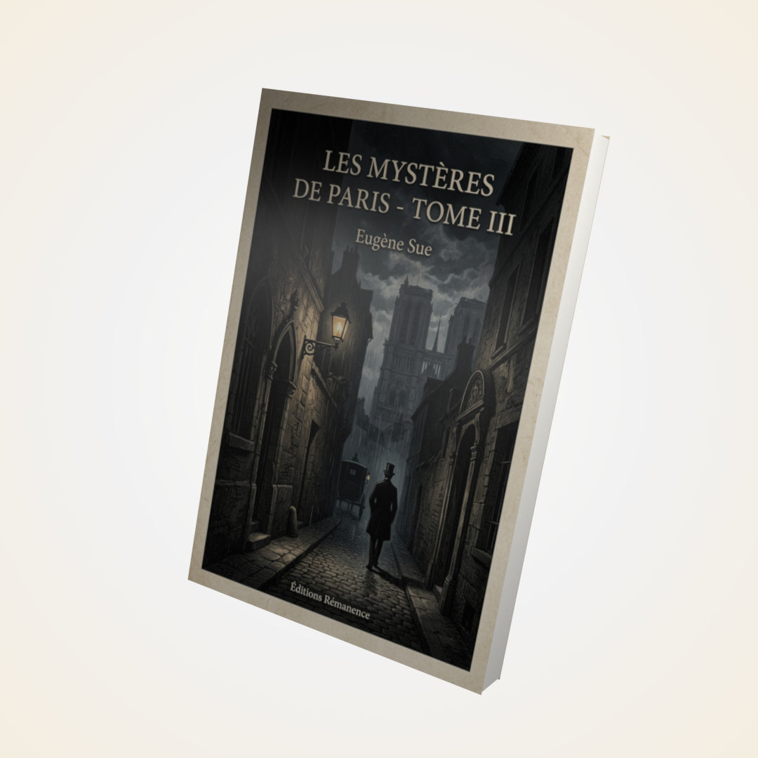 Livre Les mystères de Paris - Tome III - Eugène Sue - Couverture 3D